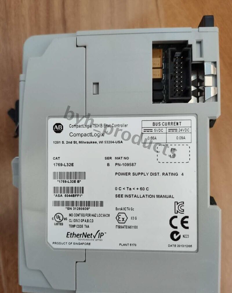 Allen-Bradley CompactLogix EtherNet Processor 1769-L32E - ALLEN-BRADLEY