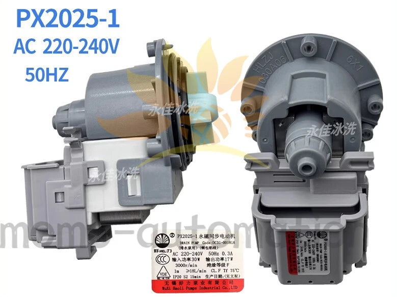 Washing machine drain pump PX2025-1 AC220-240V 50HZ 1PCS