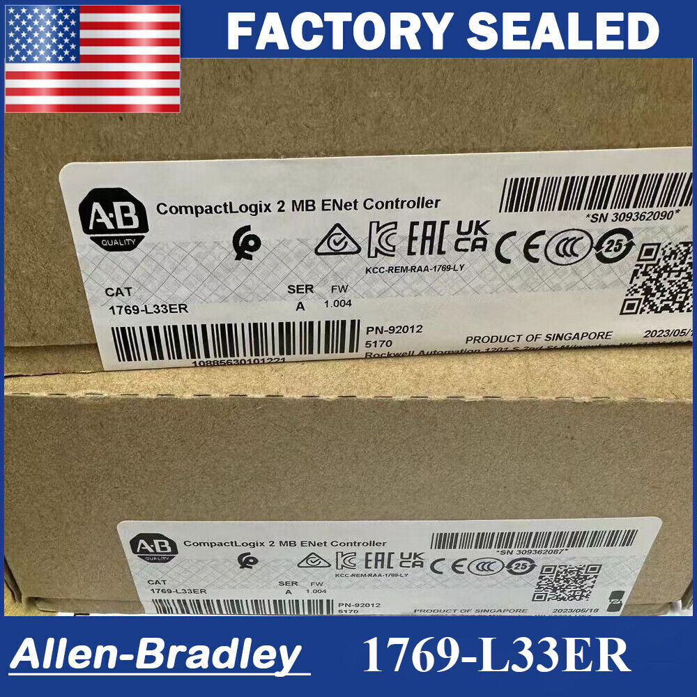 Allen-Bradley New Factory Sealed 1769-L33ER CompactLogix 2 MB Controller - ALLEN-BRADLEY