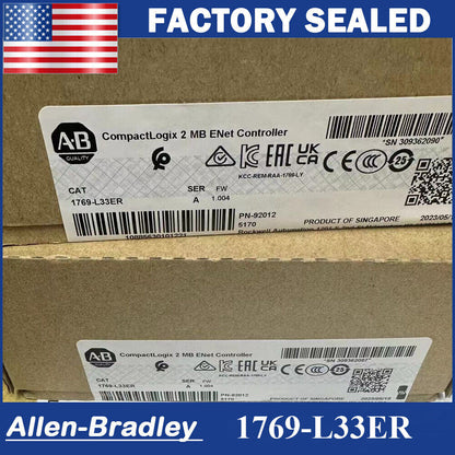 Allen-Bradley New Factory Sealed 1769-L33ER CompactLogix 2 MB Controller - ALLEN-BRADLEY