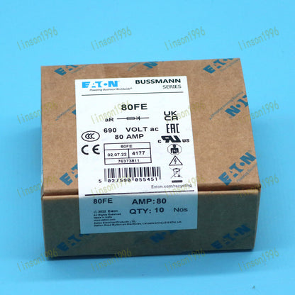 10-80 Bussmann Fuse EATON BS88:4 690V FAST SHIP - BUSSMANN