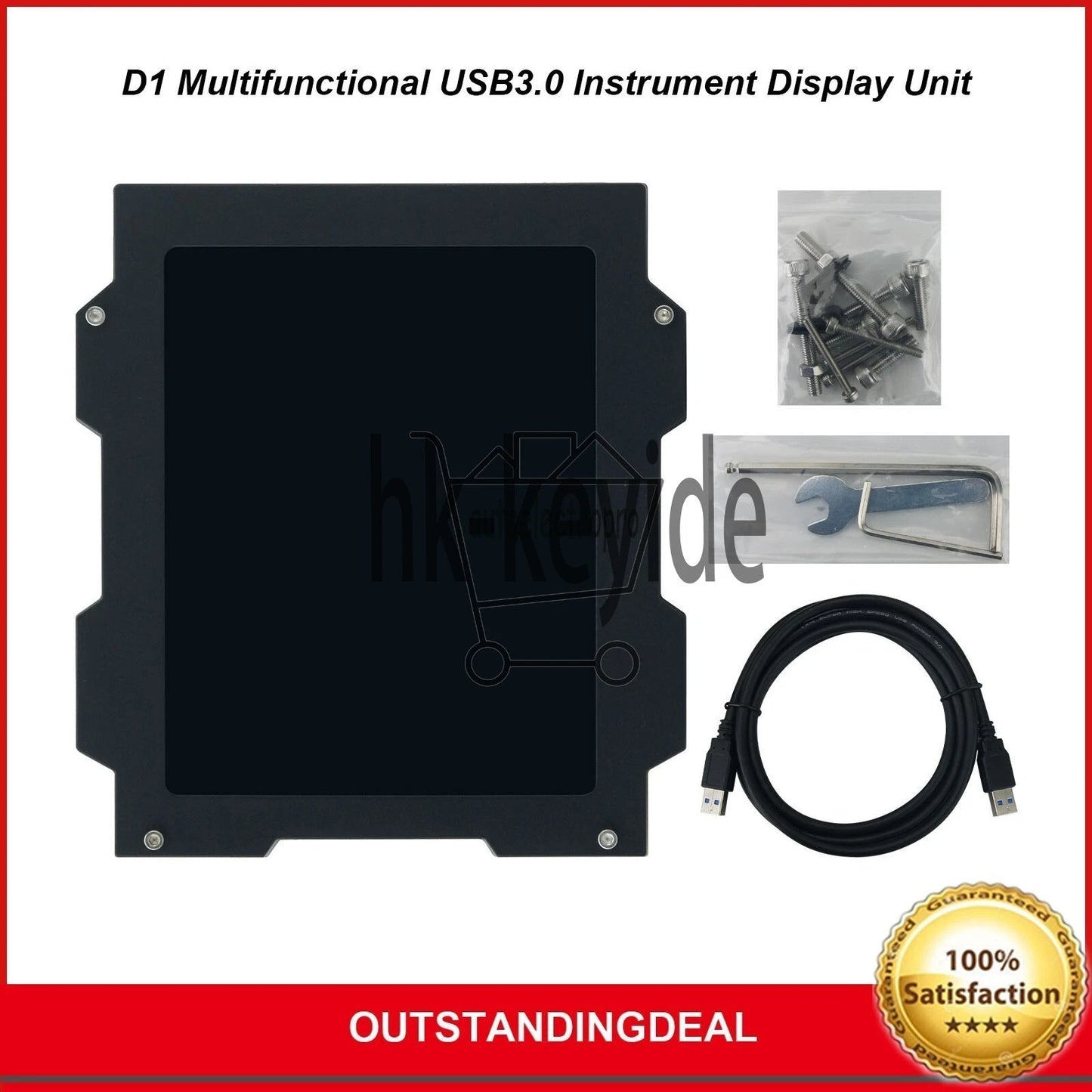 D1 Multifunctional USB3.0 Instrument Display Unit with HD 6.4â IPS Screen