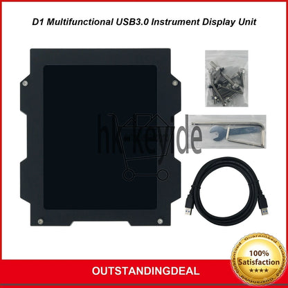 D1 Multifunctional USB3.0 Instrument Display Unit with HD 6.4â IPS Screen