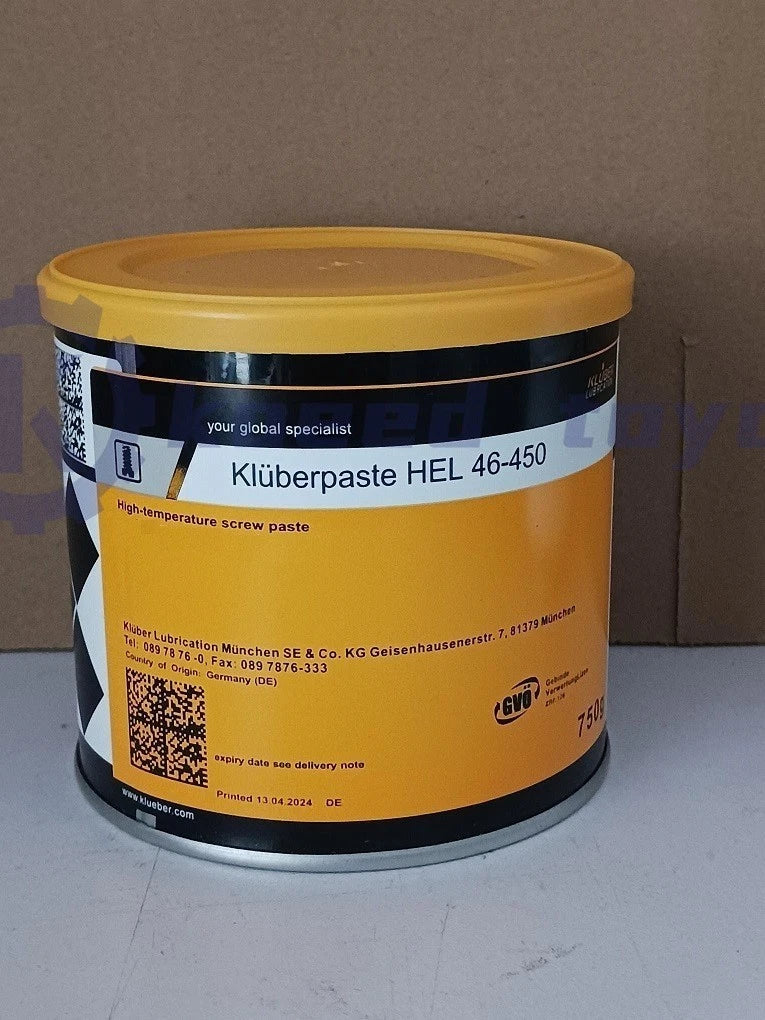 KLUBER Lubrication Kluberpaste HEL 46-450 750g ( 26.5 oz) free ship