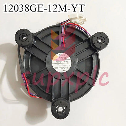 1X NMB 12038GE-12M-YT Built-in Fan for Refrigerator Cooling Fan DC12V 0.26A