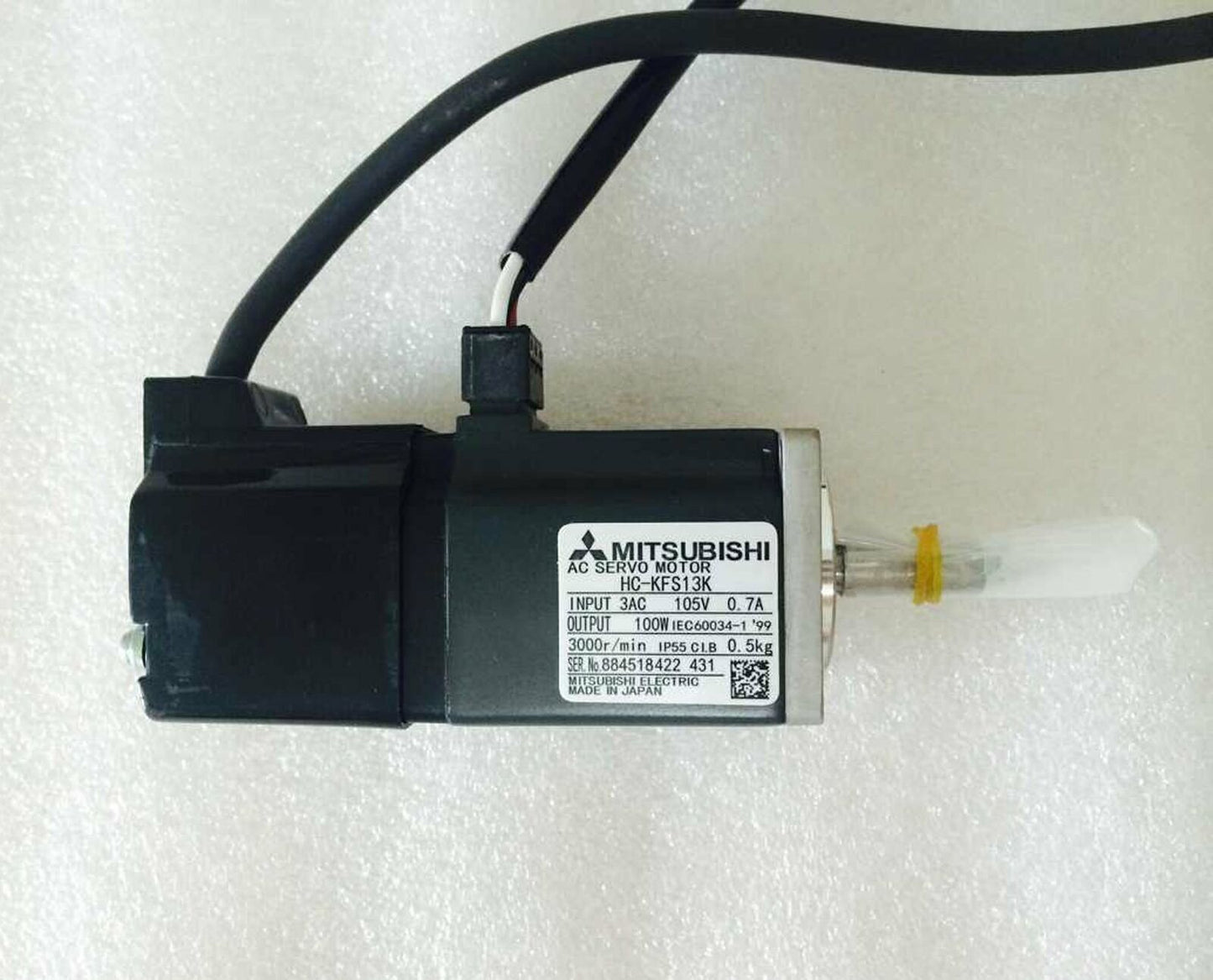 Used Mitsubishi HC-KFS13K Servo Motor Tested Good Condition - MITSUBISHI