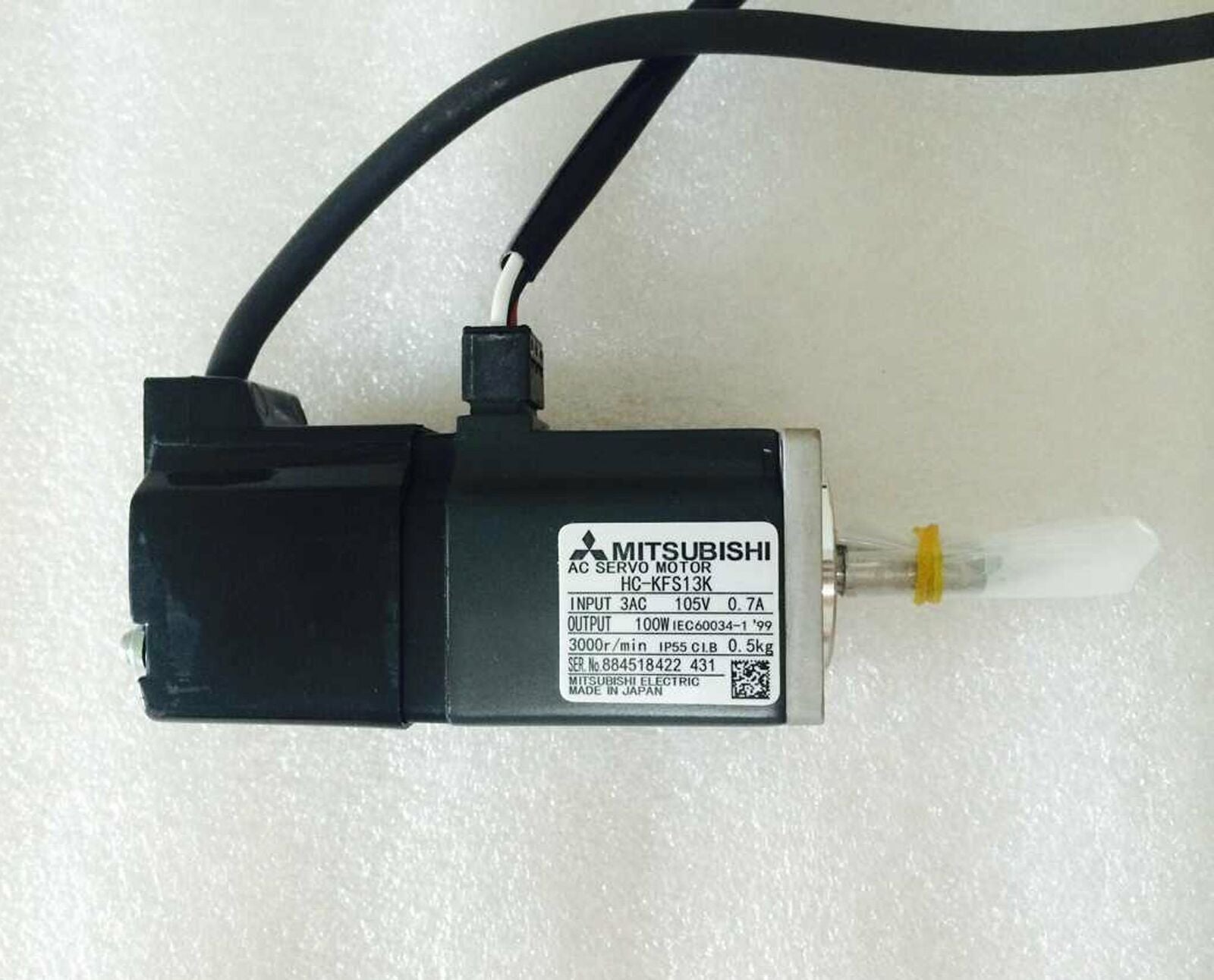 Used Mitsubishi HC-KFS13K Servo Motor Tested Good Condition - MITSUBISHI