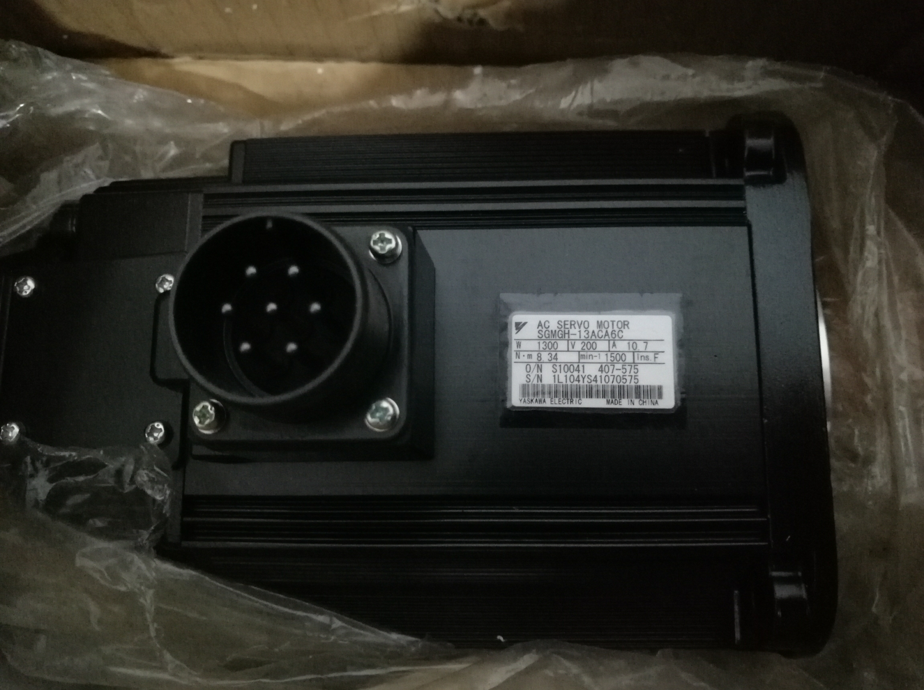 new YASKAWA SGMGH-12ACB6C AC Servo Motor SGMGH12ACB6C In Box ping - YASKAWA