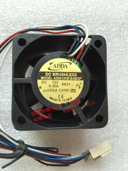 ADDA AD0412UB-B5BGP 4cm 4cm 4028 12V 0.30A 4-wire temperature control switch fan