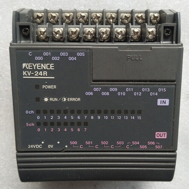 Used Keyence PLC KV-24R Module Controller - KEYENCE