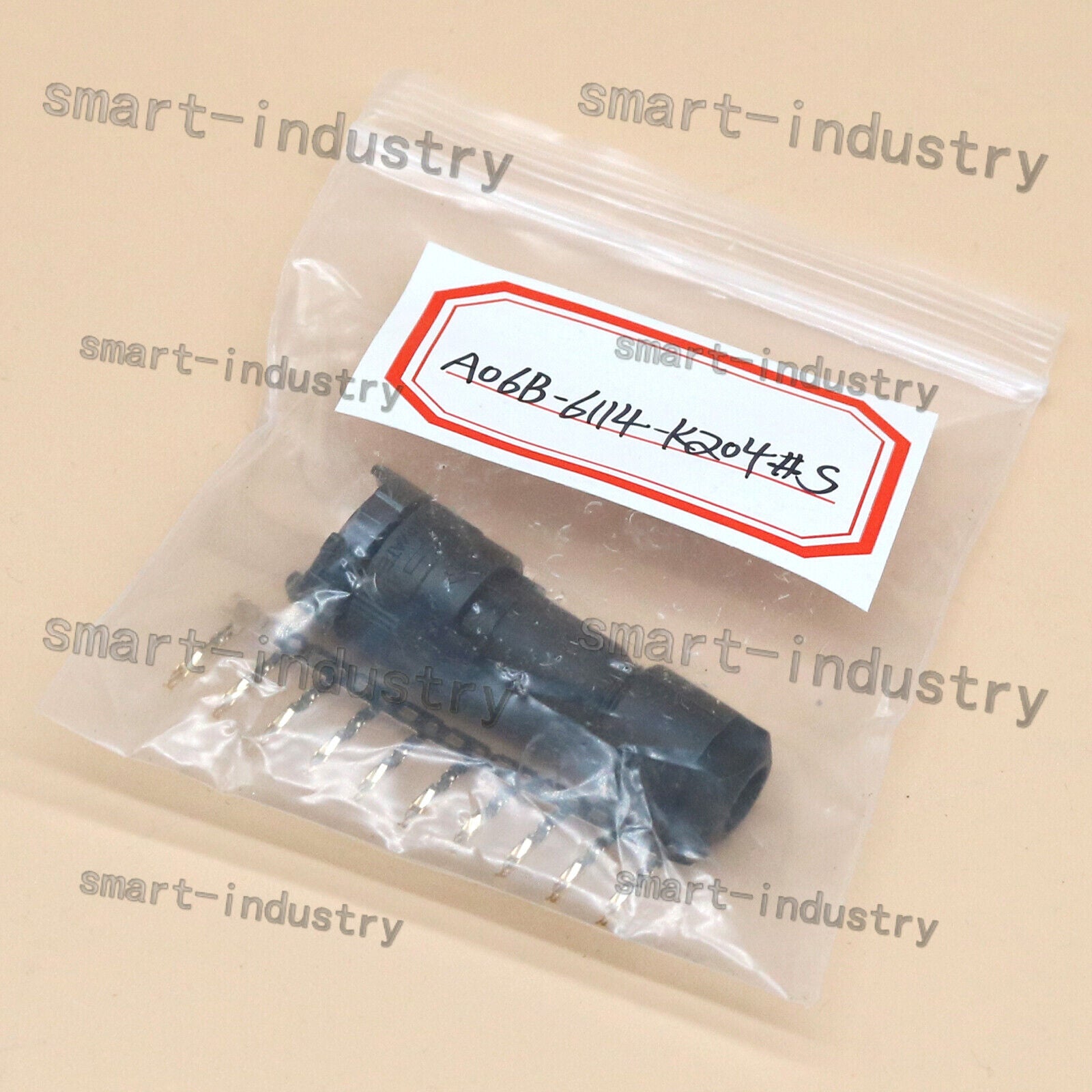 new 1PC A06B-6114-K204#S For FANUC Encoder Wire Connector JAE 10-Pin Plug