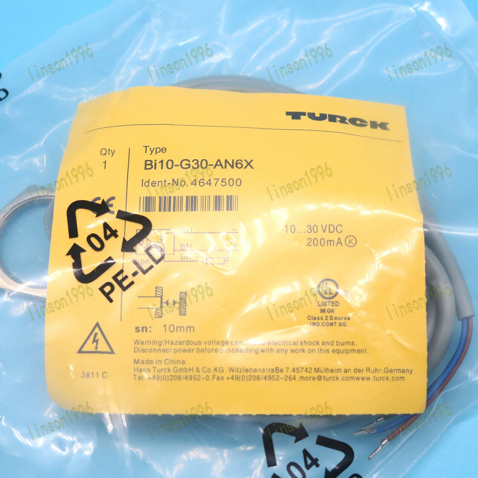 new ONE TURCK Bi10-G30-AN6X Proximity Switch Sensor | Motion Detection | Security & Monitoring - ONE TURCK