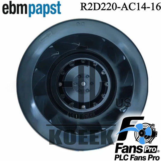 1PCS Ebmpapst R2D220-AC14-16 400VAC 74/98W Centrifugal Cooling Fan Fast Ship