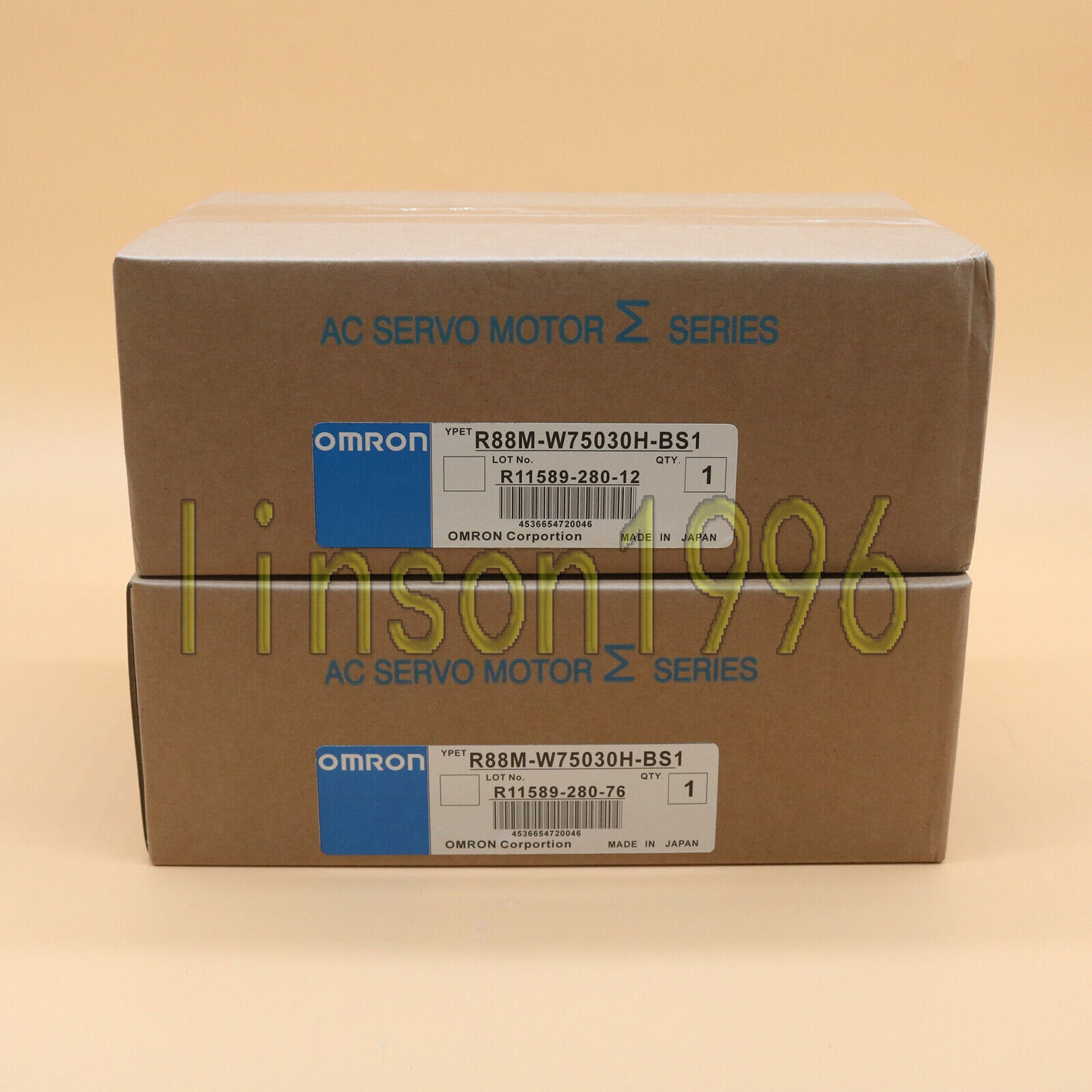 Omron Servo Motor R88M-W75030H-BS1 - OMRON