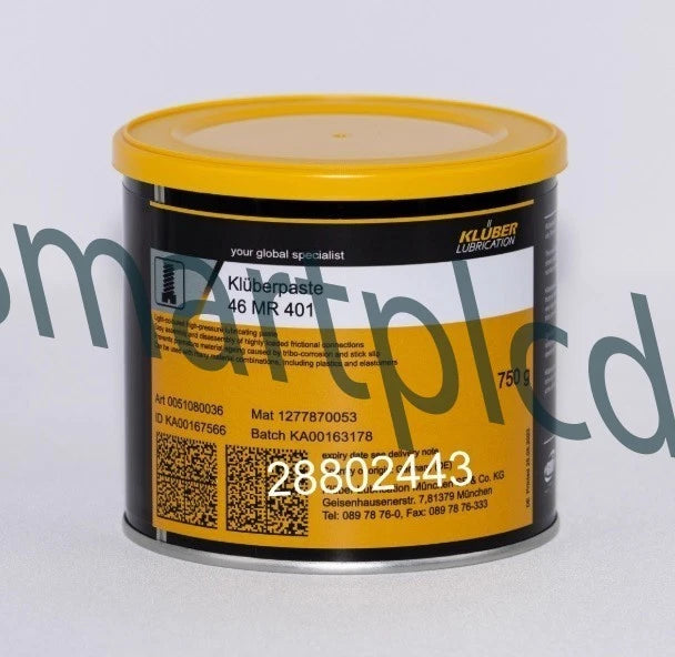 KLUBER Lubrication Kluberpaste 46 MR 401 46MR401 750g ( 26.5 OZ) free ship