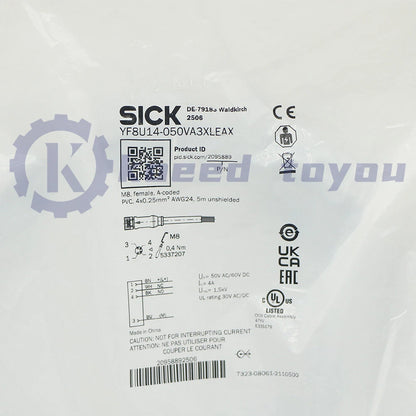 1PC SICK YF8U14-050VA3XLEAX Proximity Sensor Cable US