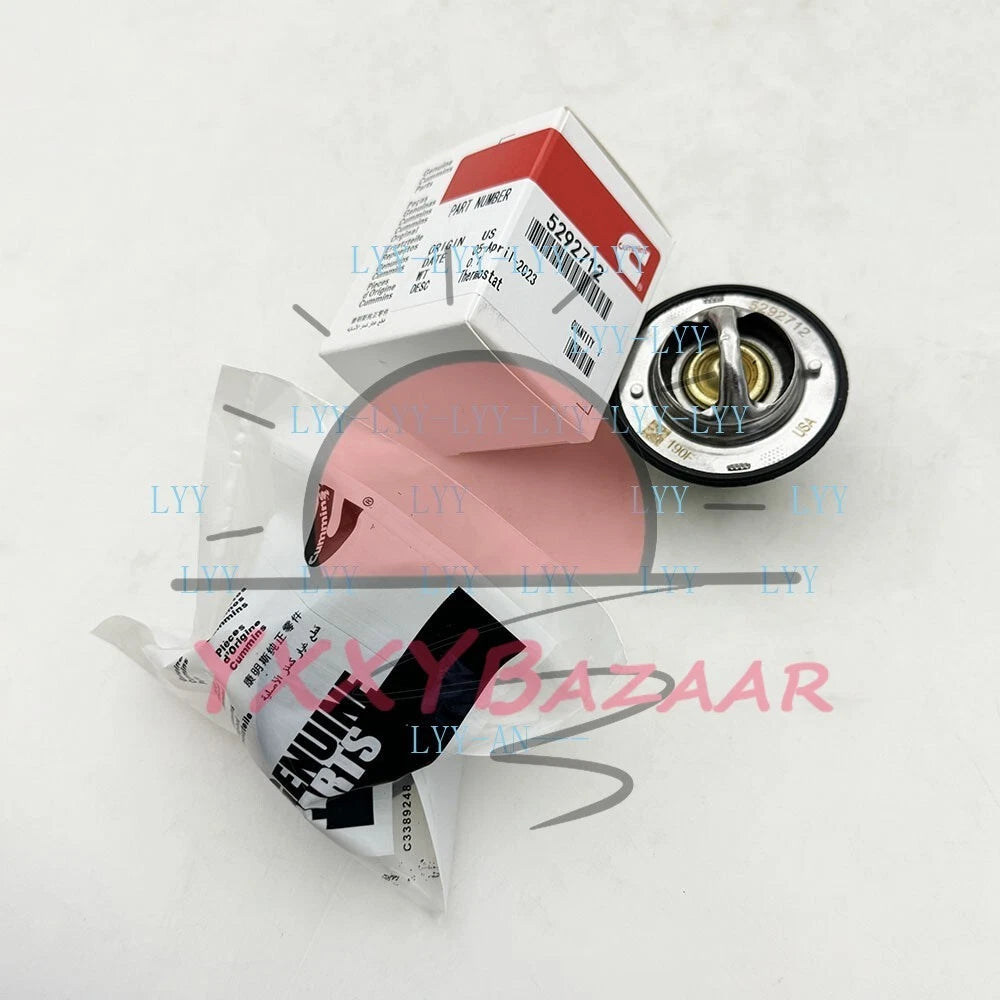 Thermostat w/O-Ring For Dodge 5292712 Cummins 6.7L ISB 4929644 3974371 2008-14