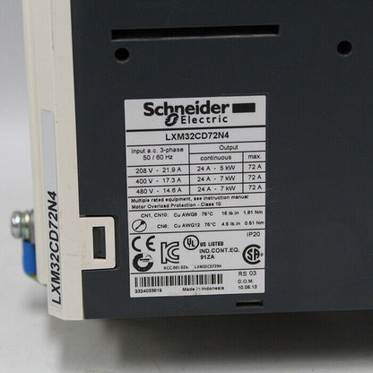 Used LXM32CD72N4 Servo Drive in Good Condition - KOEED