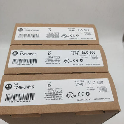 New 1746OW16 SLC 500 Ser D PLC Output Module - ASSUMED VENDOR