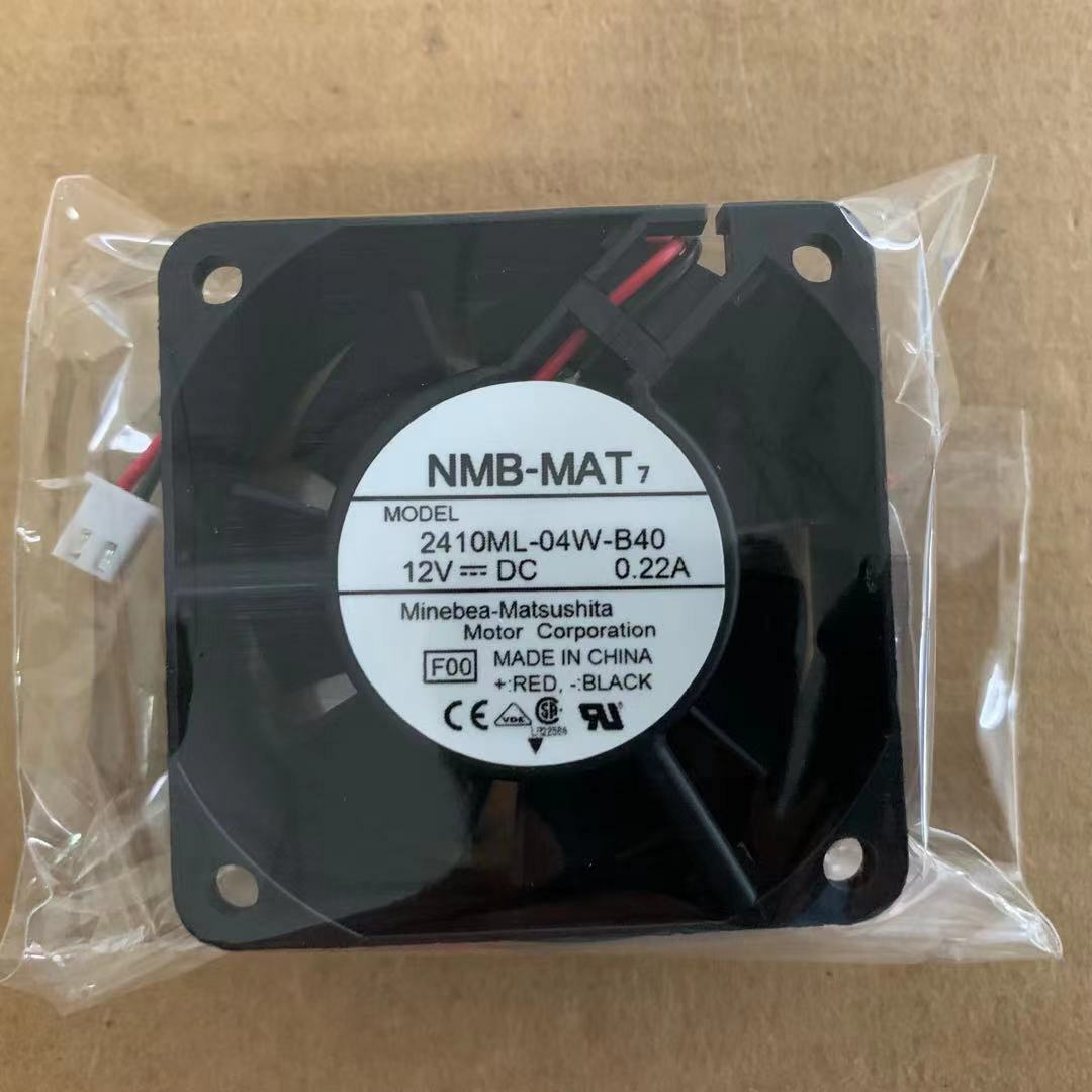 new 1pc NMB 2410ML-04W-B40 fan 12V 0.22A 2pin