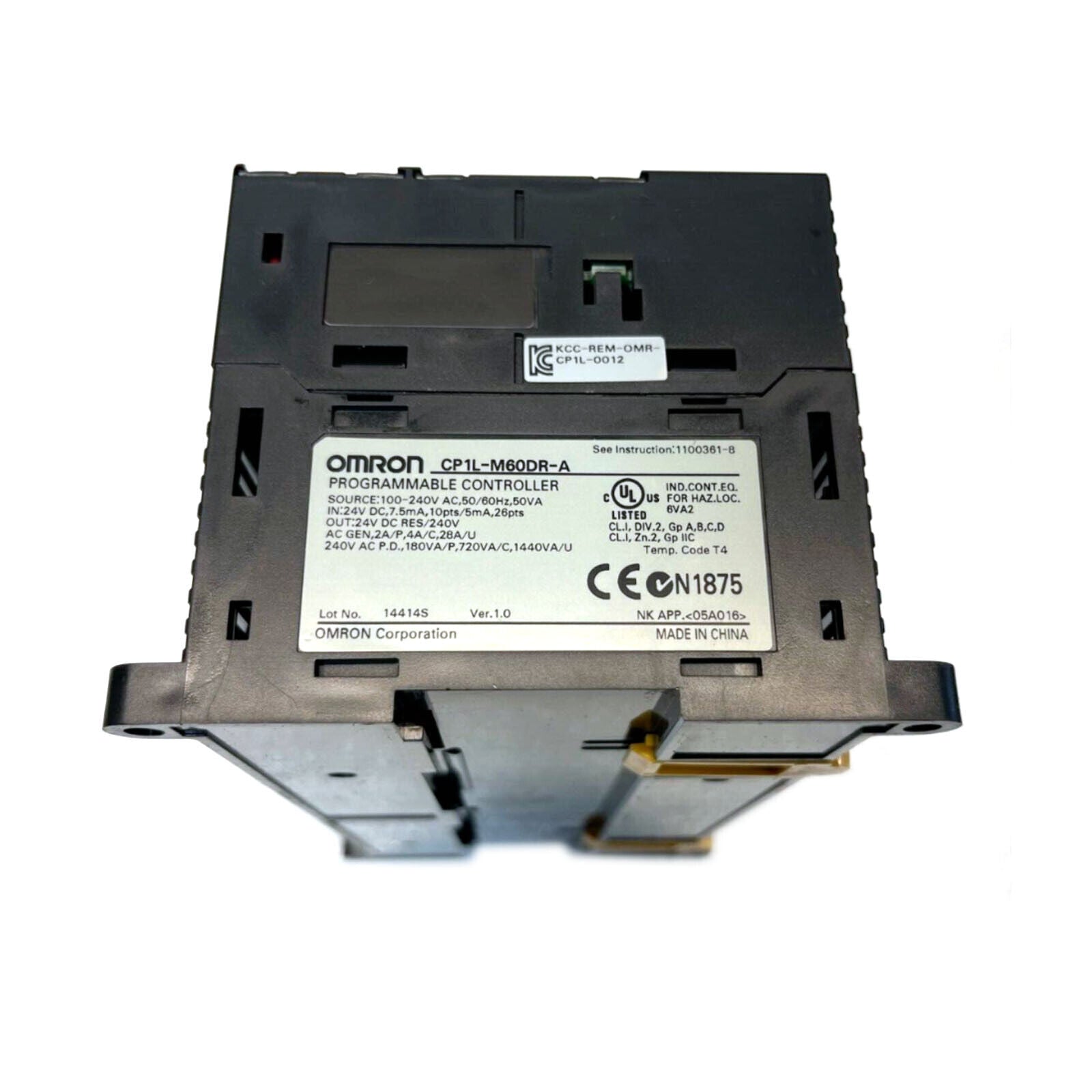 OMRON CP1L-M60DR-A PLC programmable logic controller with RS-485 RS-422 Modbus twisted pair Ethernet communication industrial control system - OMRON