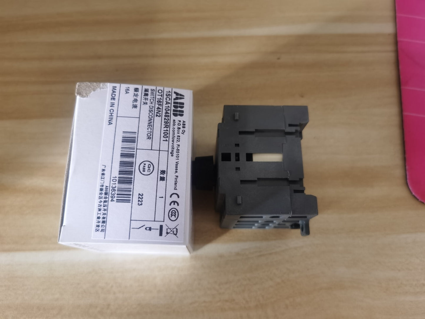 1PCS ABB OT16F4N2 1SCA104829R1001 4P, 16A Disconnector In Box