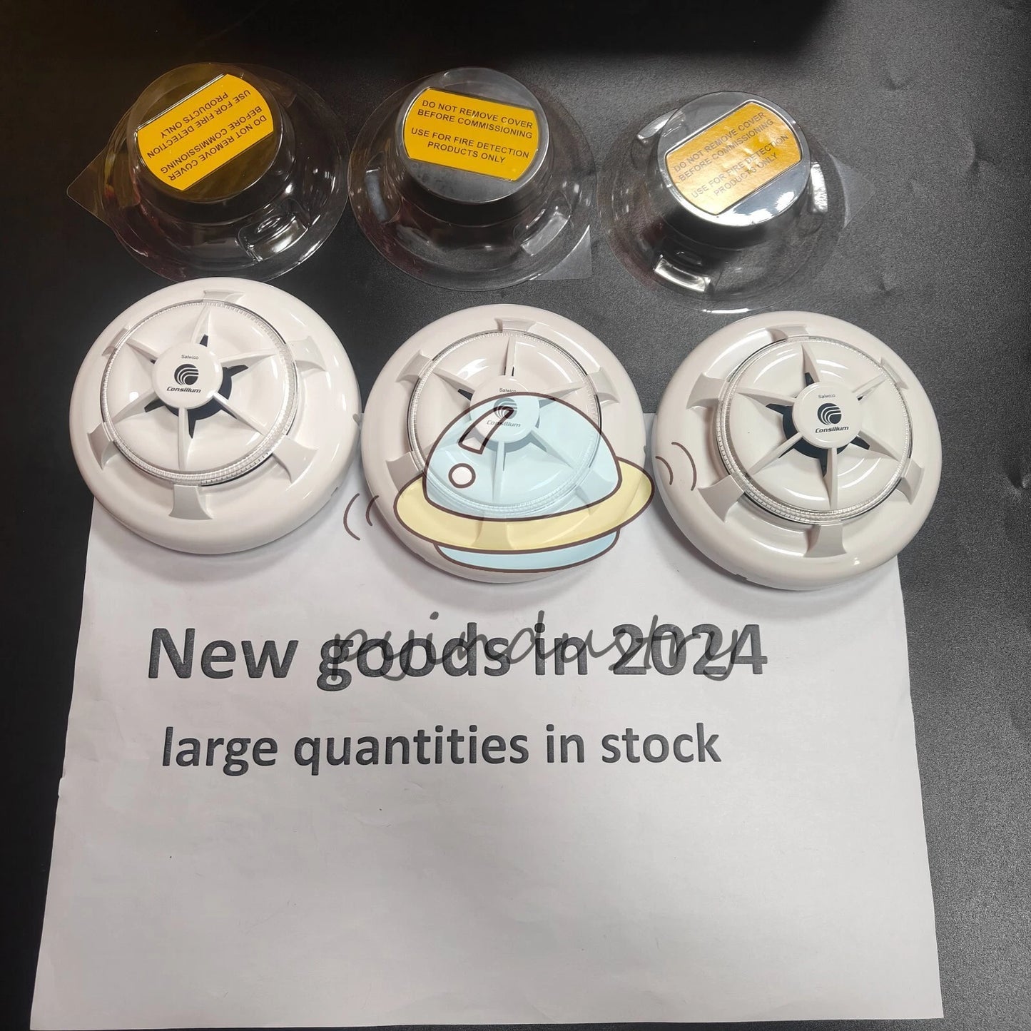 Lot of 10 CONSILIUM SALWICO EV-PH Photoelectric Smoke/Heat Detector 040030