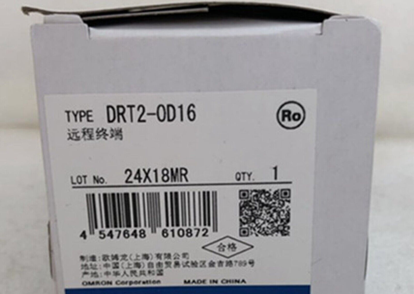 OMRON DRT2-OD16 Remote Terminal Transistor Type PLC - OMRON