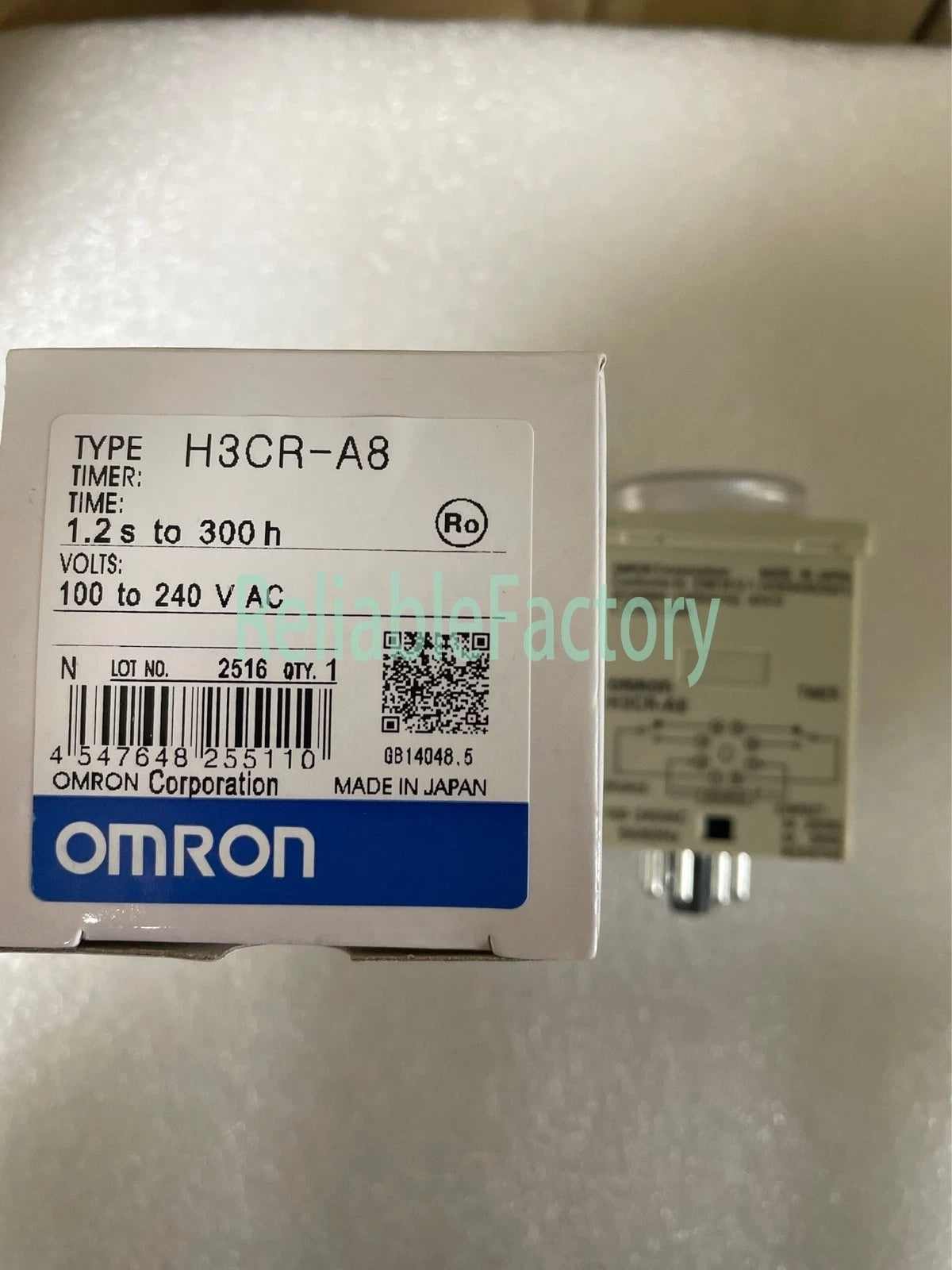 OMRON Timer H3CR-A8 H3CRA8 100-240VAC / 100-125VDC