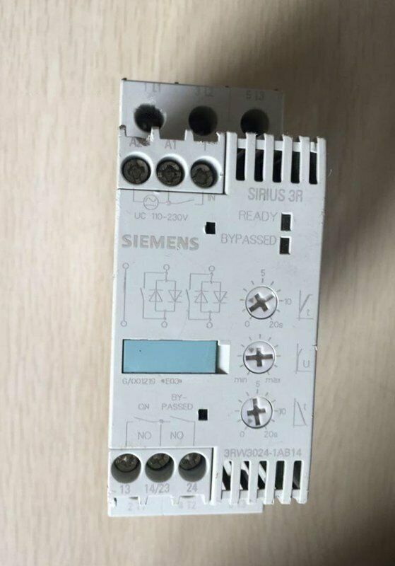 used ONE  Siemens 3RW3024-1AB14 soft start Tested Good