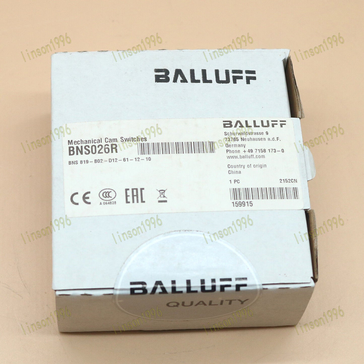 1PC BALLUFF LIMIT SWITCH BNS 819-B02-D12-61-12-10 FAST SHIP - BALLUFF