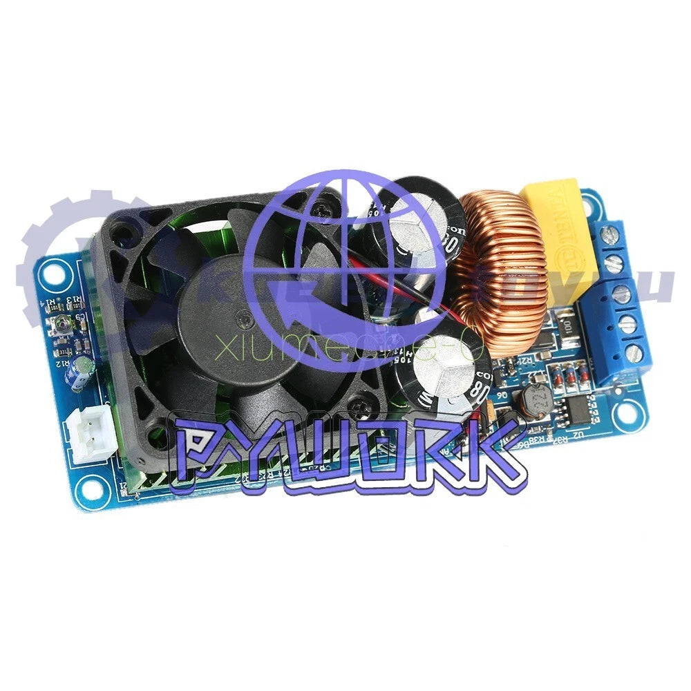 IRS2092S 500W Mono Channel Digital Amplifier Class D HIFI Power Amp Board + FAN