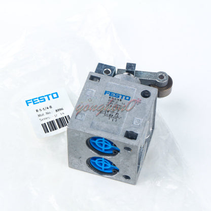 Festo 1PC Roller Lever Valve R5 1/4-B 8996 - FESTO