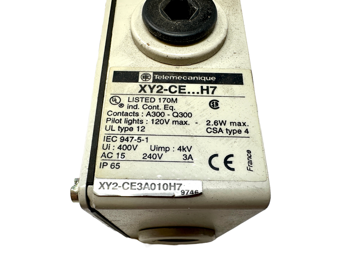 used Telemecanique XY2-CE3A010H7 Cable Pull Switch - TÉLÉMECANIQUE