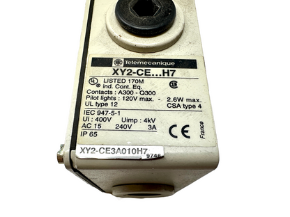 used Telemecanique XY2-CE3A010H7 Cable Pull Switch - TÉLÉMECANIQUE