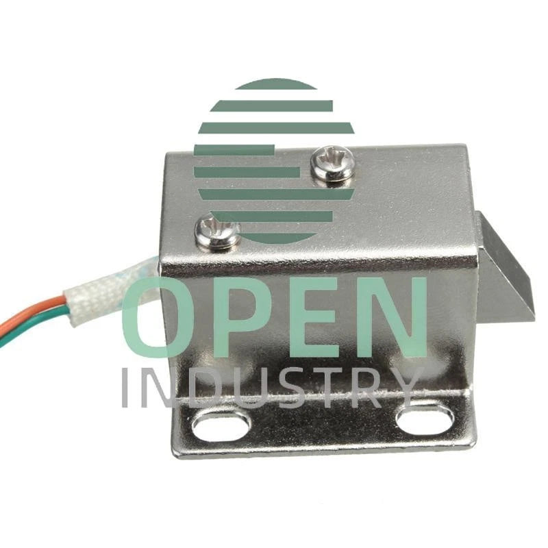 DC 12V Electric Solenoid Lock Tongue Upward Assembly for Door Cabinet Drawer M