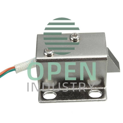 DC 12V Electric Solenoid Lock Tongue Upward Assembly for Door Cabinet Drawer M