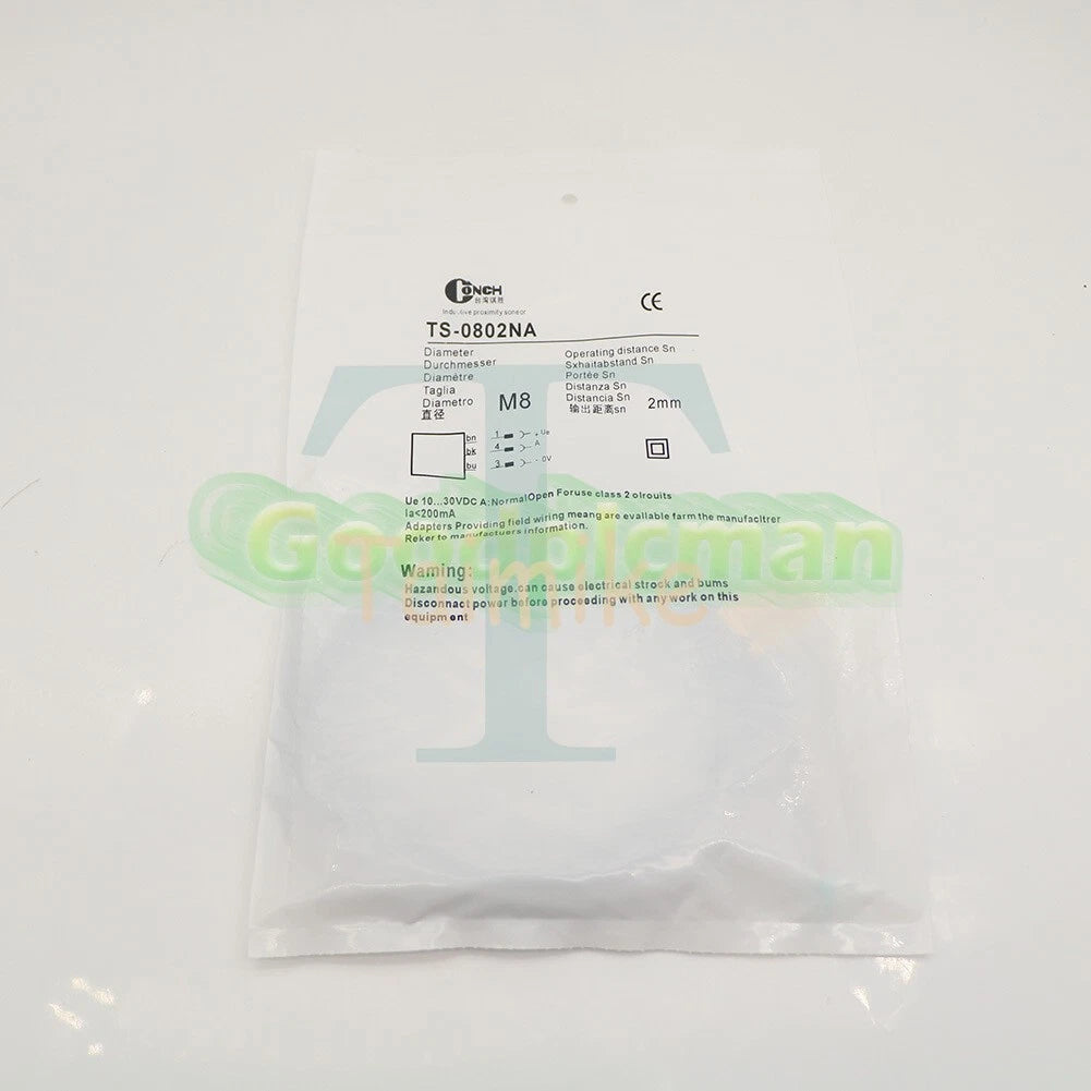Replacement Conch proximity switch TS-0802NA inductive sensor NPN normally open