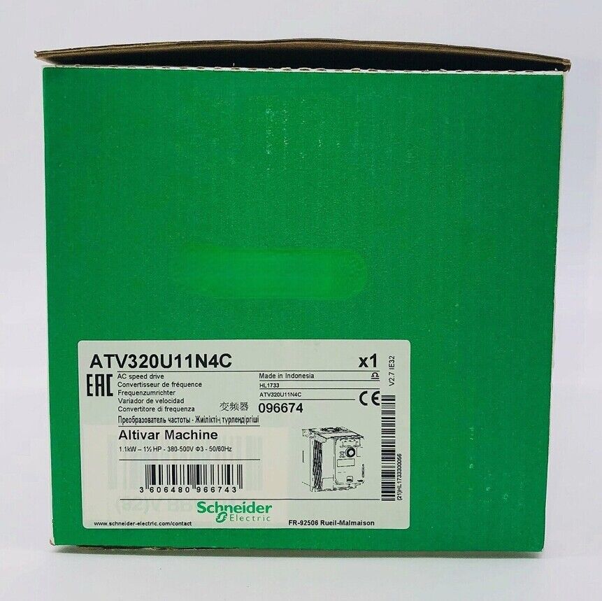 NEW Unopened ATV320U11N4C Frequency Converter ATV320U11N4C - KOEED