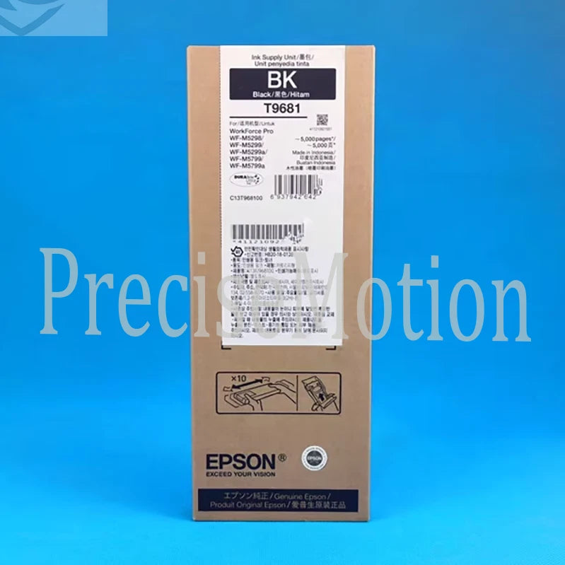 T9681 Black Ink Cartridge For Epson WF-M5799a M5799 WF-M5299a M5299 1Pcs.