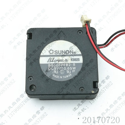 SUNON B0503PFB2-8 3010 DC5V 0.65W 3CM 2-Wire CPU Cooling Fan