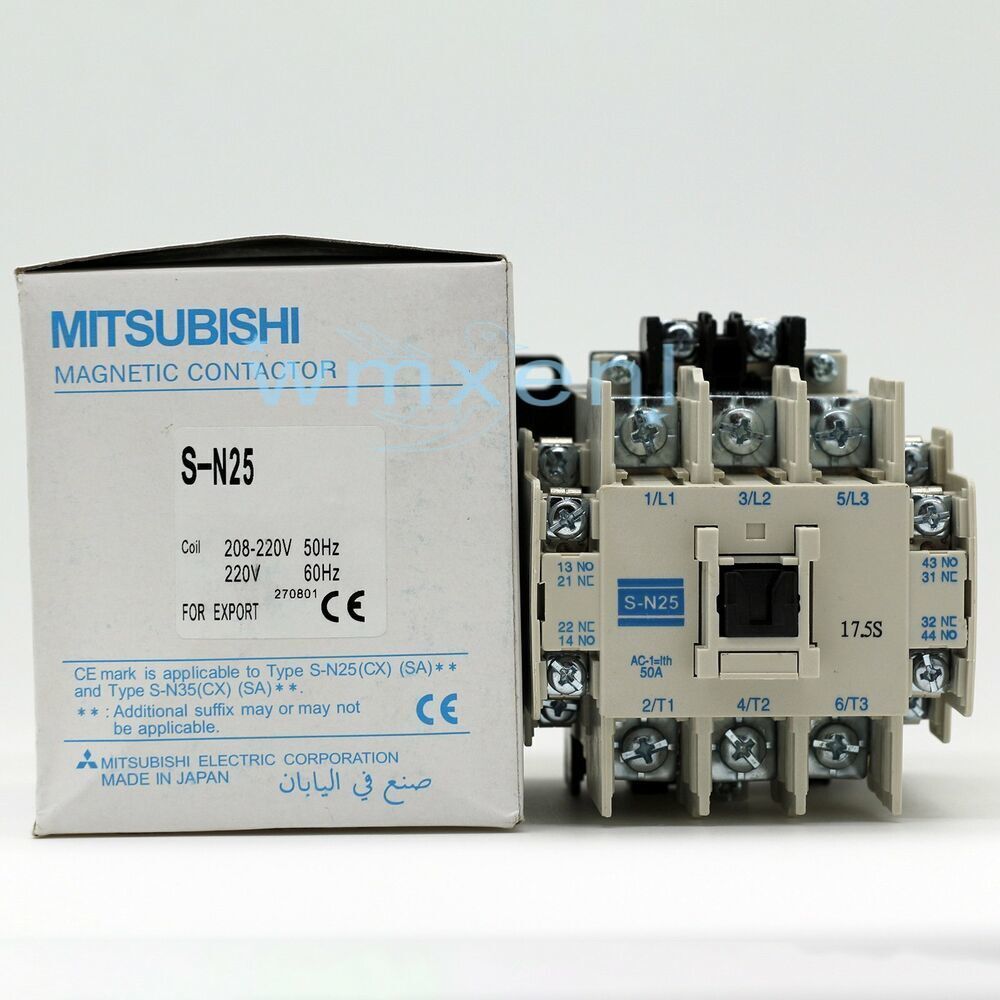 Mitsubishi S-N25 Magnetic Contactor - MITSUBISHI