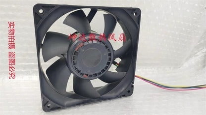 NIDEC T12E48BHM7-57 DC48V 0.59A 12CM 4-Pin High Airflow Inverter Cooling Fan