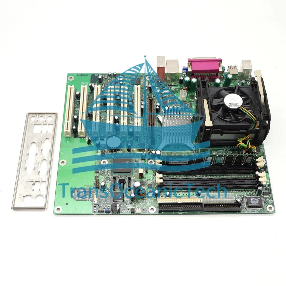 1PCS Intel Motherboard D865GBF/D865PERC with Fan CPU Memory