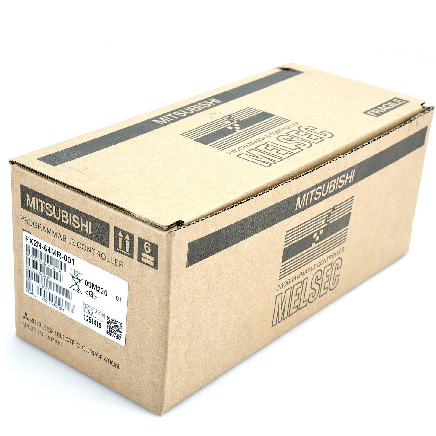 Mitsubishi Melsec FX2N-64MR-001 PLC Module | High Precision Control System | 4I/6O Module | 64MB Storage | With Ethernet and Modbus Communication - MITSUBISHI