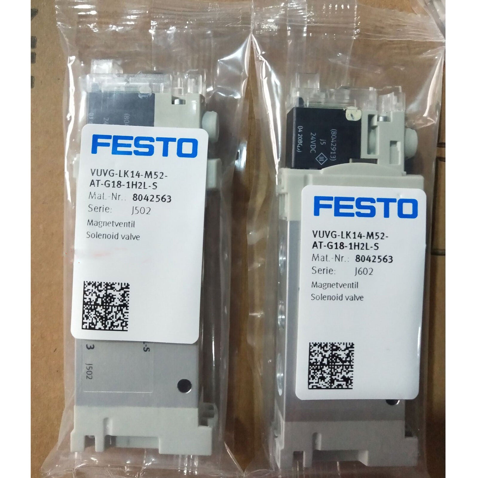 Festo solenoid valve VUVG-LK14-M52-AT-G18-1H2L-S new in stock high precision control reliable performance industrial application - FESTO