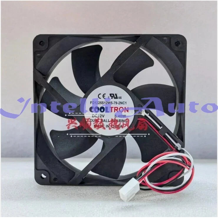 1 PCS COOLTRON Fan FD1225S12W5-79-2NC1 12V 5.40W 12025 12cm 3 wire cooling fan