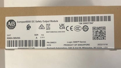 New Sealed AB 5069-OBV8S Compact 8-Ch Safety Output Module - SEALED AB