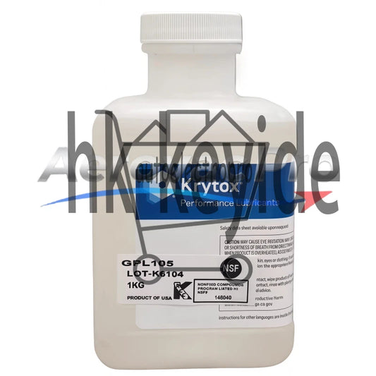 1Pcs Chemours DUPONT Krytox Lubricants GPL105 1Kg (2.2 LB) SAFE RELIABLE