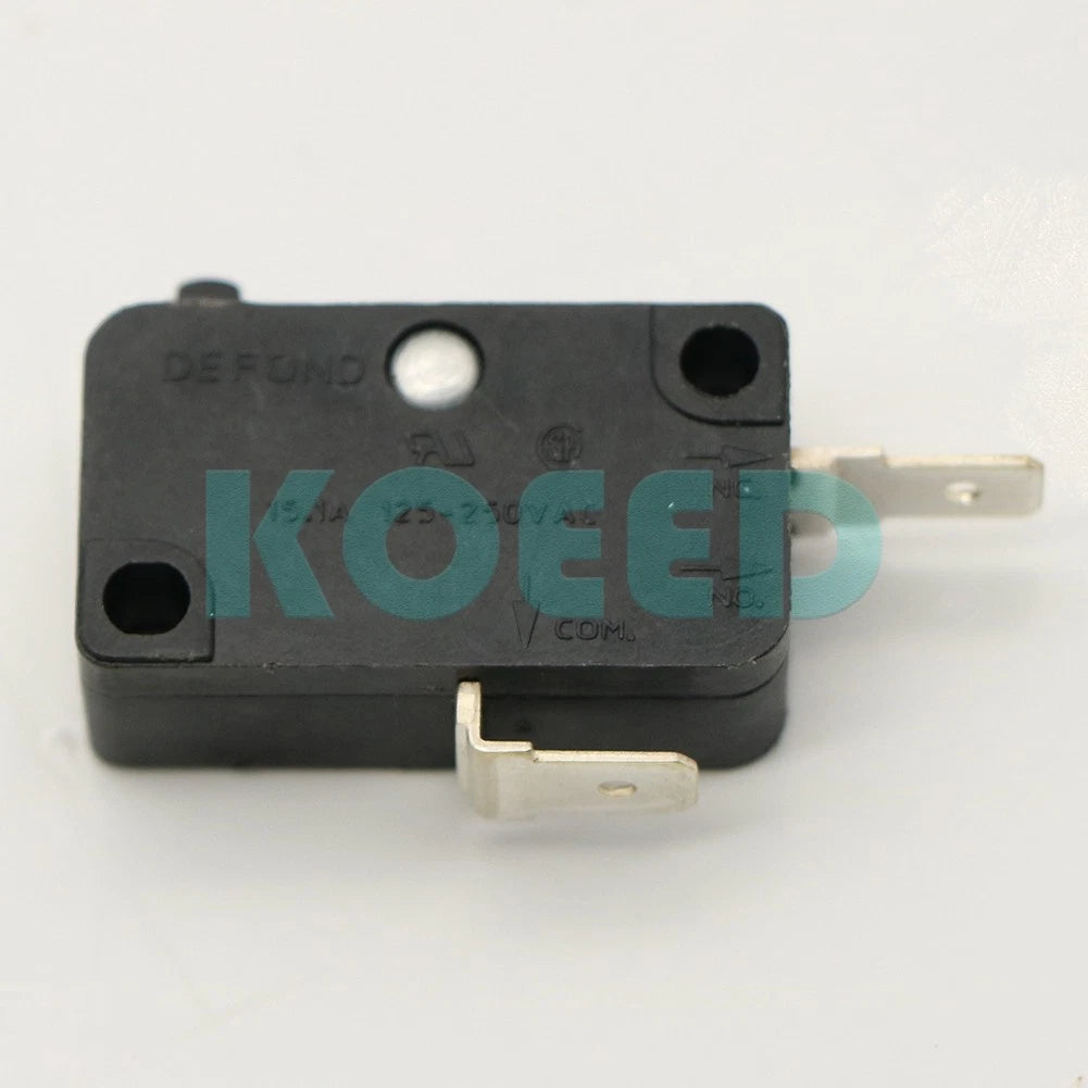 4pcs Micro Limit Switch 2 Pins 15A 250VAC NC. Com. Pin No Rod DMC-1115